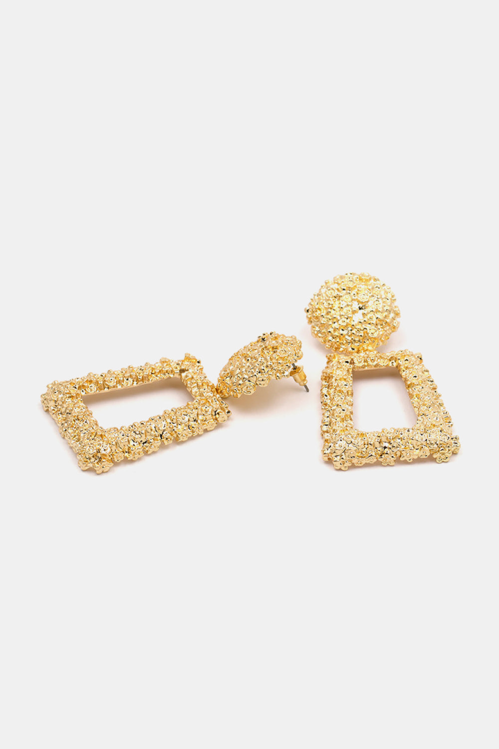 Geometrical Shape Zinc Alloy Dangle Earrings - Pacis and Pearls