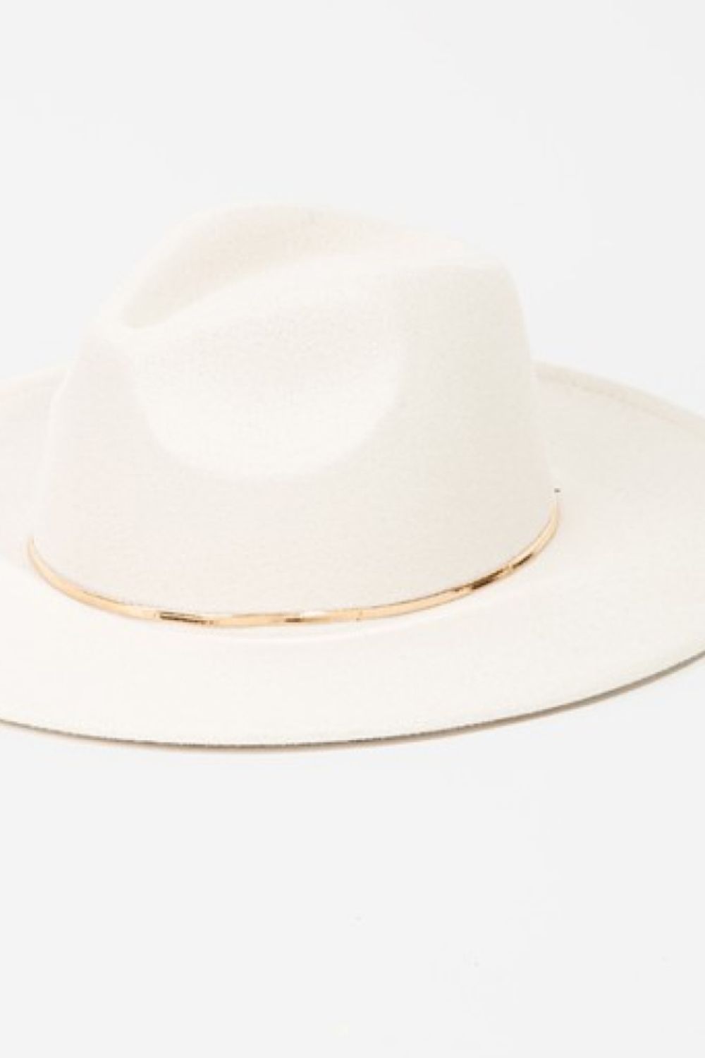 Fame Slice of Chic Herringbone Chain Fedora - Pacis and Pearls